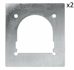 Backing plate for lashing anchor single 142x132mm x2 stuks