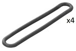 Tension rubber 200mm x4 pieces
