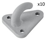 Rope hook plastic 45x39mm x10 pieces