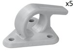 Rope hook plastic with eye 48x45mm x5 pieces