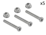 Screw set M8 6-piece for socket x5 pieces