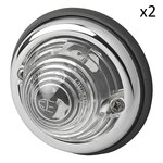 Marker light white 70mm PM x2 pieces