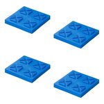 Underlay plates stackable 21x21x3.3cm - set of 4