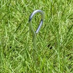 Tent peg 19cm aluminium with eye x10 stuks