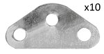 Triangle guy line tensioner x5 stuks