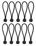 Tent tensioner elastic 15cm with plastic ball - set of 10