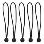 Tent tensioner elastic 25cm with plastic ball - set of 5 pieces
