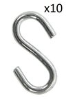 S-hook dia 3mm 2.9x1.3cm x10 pieces