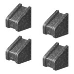 Spacers for caravan and camper roof cover - set of 4 pieces