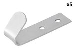 Screw-on Hook metal 72 x 21 x 2 mm x5 pieces