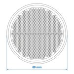 Reflector red 60mm self-adhesive x5 pieces