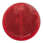 Reflector red 60mm self-adhesive x5 pieces