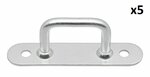 Rectangular sail eye 36mm x5 pieces