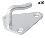 Rope hook metal 40x45mm welded x10 pieces