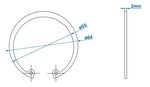 Circlip dia 60mm x10 pieces