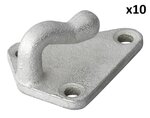 Rope hook metal 40x45mm x10 pieces