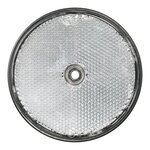 Reflector white 80mm screw mounting x10 pieces