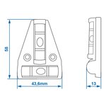 Spirit level pyramid x10 pieces