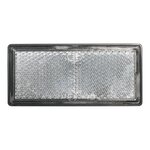 White reflector 85x39mm self-adhesive with base plate x10 pieces