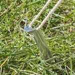 Tent peg 22cm aluminum half-round x10 pieces