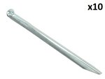 Tent peg 30cm metal half round x10 pieces