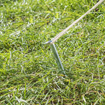 Tent peg 30cm metal half round x10 pieces