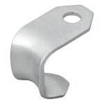 Screw-on Hook Metal 37 x 25 x 3 mm x5 pieces