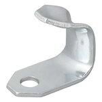 Screw-on Hook Metal 37 x 25 x 3 mm x5 pieces