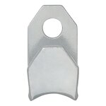Screw-on Hook Metal 37 x 25 x 3 mm x5 pieces
