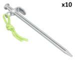 Rock Peg 20 cm Galvanized Steel with L-Hook Heavy Duty x10 pieces