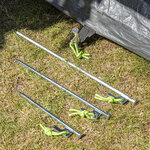 Rock peg 20 cm galvanized steel with P-hook Heavy Duty x10 pieces