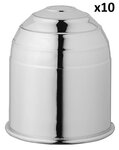 Chrome towbar cap x10 pieces