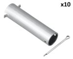 Shaft for jockey wheel 35 mm x10 pieces