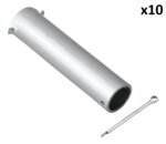 Shaft for jockey wheel 60 mm x10 pieces