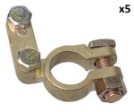 Battery terminal (+) standard x5 pieces