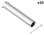 Axle for jockey wheel 48 mm x10 pieces