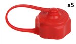 Cap with strap for jerry can 5L and 10L x5 pieces