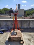 Construction crane 500kg 25m electric 230V