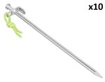 Ground stake 30 cm galvanized steel with L-hook Heavy Duty x10 pieces