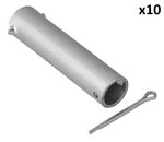 Axle for jockey wheel 48 mm x10 pieces
