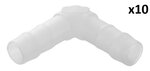 Angled Hose Barb 8 mm x10 pieces