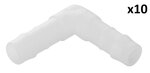 Angled Hose Barb 10 mm x10 pieces