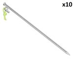 Rock Peg 40 cm Galvanized Steel with P-Hook Heavy Duty x10 pcs