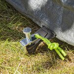 Rock Peg 40 cm Galvanized Steel with P-Hook Heavy Duty x10 pcs