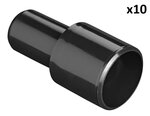 Drain Pipe Adapter dia 28 mm to dia 19 mm PE Black x5 pcs