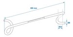 Double-sided tent pole hanging hook 26.5 cm