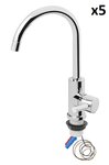 Ceramic Mixer Tap Trend S R75 12V diameter 33 mm chrome x5 stuks