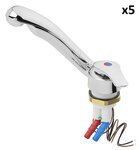 Ceramic Mixer Tap Samba diameter 39 mm chrome x5 pieces