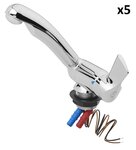 Mixer Tap Keramik Style 12V diameter 33 mm chrome x5 pieces