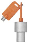 Lock with key for Nemesis Ultra wheel clamp